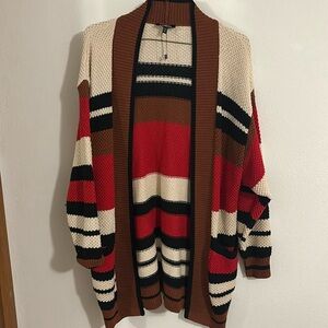 Express striped knit sweater